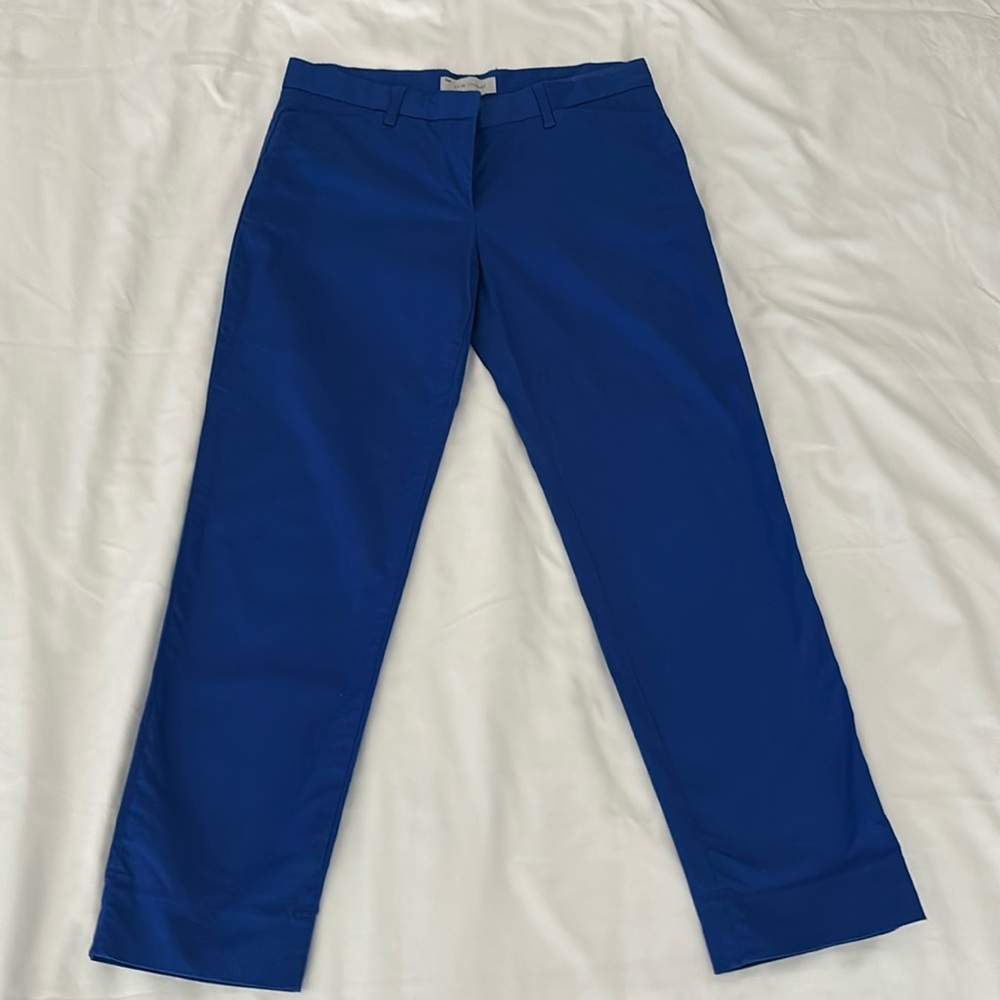 GAP royal blue slim cropped pants